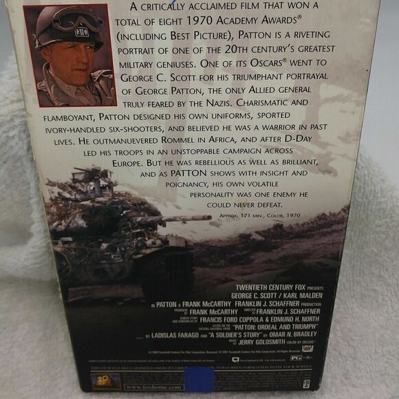 Vintage Patton Movie VHS - George C. Scott Military War 1997 - Picture 5 of 7